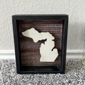 Wooden Michigan Decor